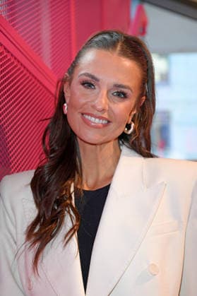 Laura Wontorra at the Wontorras World Cup Father Daughter World Cup Premiere Screening at the Telekom Flagship Store Hamburg Altstadt in Hamburg on 12 05 2026