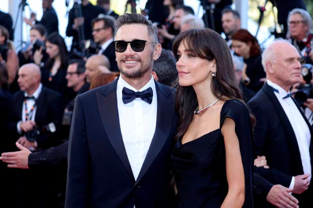 James Franco and Isabel Pakzad at the Opening Ceremony with the premiere of the feature film La VÃ nus Electrique The Electric Kiss at the Festival de Cannes 2026 79 Cannes International Film Festival at the Palais des Festivals Cannes, 12 05 2026 Foto:xD.xBedrosianx xFuturexImagex opening_6567
