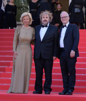 Electric Kiss Premiere at 79th Festival de Cannes - Cannes, France CANNES, FRANCE. May 12, 2026: Iris Knobloch, Peter Jackson & Thierry Fremaux at the Grand Opening and premiere for The Electric Kiss at the 79th Festival de Cannes. Picture: Paul Smith Featureflash Cannes France  Copyright: xPaulxSmithx xFeatureflashx