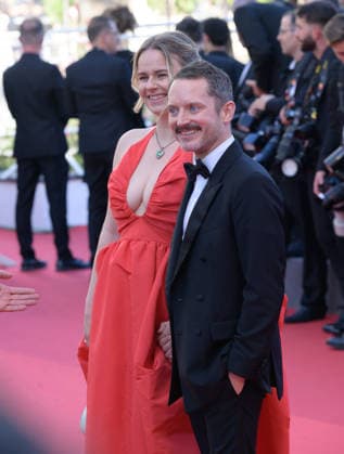 Electric Kiss Premiere at 79th Festival de Cannes - Cannes, France CANNES, FRANCE. May 12, 2026: Elijah Wood & Mette-Marie Kongsved at the Grand Opening and premiere for The Electric Kiss at the 79th Festival de Cannes. Picture: Paul Smith Featureflash Cannes France  Copyright: xPaulxSmithx xFeatureflashx