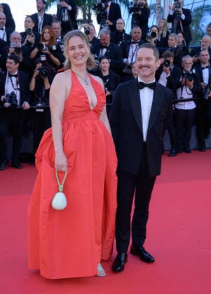 Electric Kiss Premiere at 79th Festival de Cannes - Cannes, France CANNES, FRANCE. May 12, 2026: Elijah Wood & Mette-Marie Kongsved at the Grand Opening and premiere for The Electric Kiss at the 79th Festival de Cannes. Picture: Paul Smith Featureflash Cannes France  Copyright: xPaulxSmithx xFeatureflashx