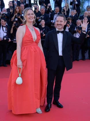 CANNES, FRANCE May 12, 2026 Elijah Wood Mette Marie Kongsved at the Grand Opening and premiere for The Electric Kiss at the 79th Festival de Cannes Picture Paul Smith Featureflash 455849 2026 05 12 Cannes France  Copyright: xPaulxSmithx xFeaturesxFlashx xStarfacex STAR_455849_136