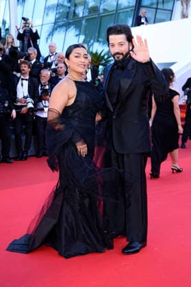 Adriana Paz and Diego Luna at the Opening Ceremony with the premiere of the feature film La VÃ nus Electrique The Electric Kiss at the Festival de Cannes 2026 79 Cannes International Film Festival at the Palais des Festivals Cannes, 12 05 2026 Foto:xD.xBedrosianx xFuturexImagex opening_6623