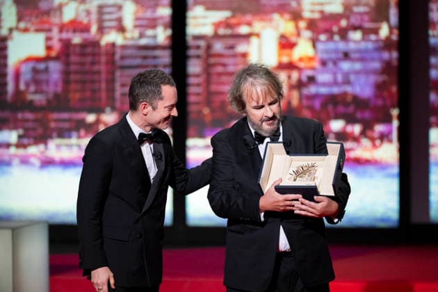 Cannes - Opening Ceremony EB US actor Elijah Wood and Peter Jackson during the Opening Ceremony as part of the 79th Cannes Film Festival in Cannes, France on May 12, 2026. Photo by Eliot Blondet ABACAPRESS.COM Cannes France France  Copyright: xBlondetxEliot ABACAx