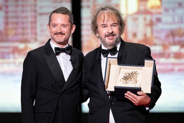 Cannes - Opening Ceremony EB US actor Elijah Wood and Peter Jackson during the Opening Ceremony as part of the 79th Cannes Film Festival in Cannes, France on May 12, 2026. Photo by Eliot Blondet ABACAPRESS.COM Cannes France France  Copyright: xBlondetxEliot ABACAx