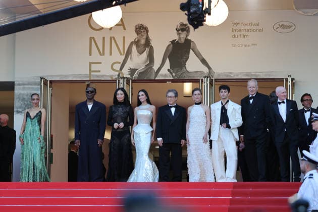 Opening Ceremony and La VÃ nus Electrique (The Electric Venus) Screening at the 79th Cannes Film Festival Jury Members Stellan Skarsgard, Diego CÃ spedes, Laura Wandel, Jury President Park Chan-wook, Jury Members Demi Moore, ChloÃ Zhao, Jury Member Isaach de BankolÃ , Ruth Negga and Jury Member Paul Laverty attends the opening ceremony and La VÃ nus Electrique (The Electric Venus) screening during the 79th annual Cannes Film Festival at Palais des Festivals on May 12, 2026 in Cannes, France.  Copyright: xKazukoxWakayamax