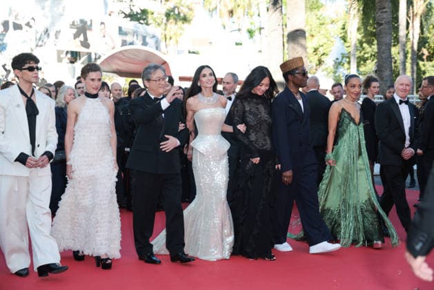 Opening Ceremony and La VÃ nus Electrique (The Electric Venus) Screening at the 79th Cannes Film Festival Jury Members Stellan Skarsgard, Diego CÃ spedes, Laura Wandel, Jury President Park Chan-wook, Jury Members Demi Moore, ChloÃ Zhao, Jury Member Isaach de BankolÃ , Ruth Negga and Jury Member Paul Laverty attends the opening ceremony and La VÃ nus Electrique (The Electric Venus) screening during the 79th annual Cannes Film Festival at Palais des Festivals on May 12, 2026 in Cannes, France.  Copyright: xKazukoxWakayamax