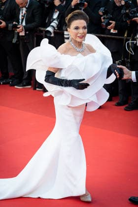Opening Ceremony red carpet during the 79th Cannes Film Festival at Palais des Festivals in Cannes, France on 12 May 2026. Joan Collins attends attends the Opening Ceremony red carpet during the 79th Cannes Film Festival at Palais des Festivals in Cannes, France on 12 May 2026., Credit:Stefano Costantino TTL Stefano Costantino Avalon France, Cannes  Copyright: xStefanoxCostantinoxTTLx xStefanoxCostantinox xAvalonx 1098393803