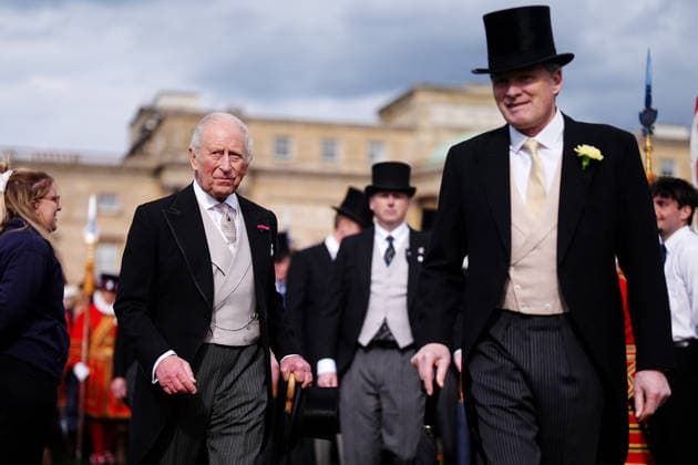Royal Garden Party hosted by King Charles and Queen Camilla at Buckingham Palace, London, UK, 12 May 2026 King Charles III during a Royal Garden Party at Buckingham Palace, London, to celebrate frontline workers from across the United Kingdom and recognise the dedication and contribution of those who serve their communities through volunteering, supporting charitable causes and working for emergency services. Picture date: Tuesday May 12, 2026., Credit:Aaron Chown PA ROTA - B68 Avalon UK, London  Copyright: xAaronxChownx xPAxROTAx-xB68x xAvalonx 1098387459