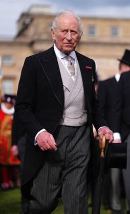 Royal Garden Party hosted by King Charles and Queen Camilla at Buckingham Palace, London, UK, 12 May 2026 King Charles III during a Royal Garden Party at Buckingham Palace, London, to celebrate frontline workers from across the United Kingdom and recognise the dedication and contribution of those who serve their communities through volunteering, supporting charitable causes and working for emergency services. Picture date: Tuesday May 12, 2026., Credit:Aaron Chown PA ROTA - B68 Avalon UK, London  Copyright: xAaronxChownx xPAxROTAx-xB68x xAvalonx 1098387469