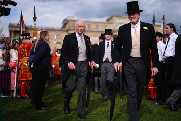 Royal Garden Party hosted by King Charles and Queen Camilla at Buckingham Palace, London, UK, 12 May 2026 King Charles III during a Royal Garden Party at Buckingham Palace, London, to celebrate frontline workers from across the United Kingdom and recognise the dedication and contribution of those who serve their communities through volunteering, supporting charitable causes and working for emergency services. Picture date: Tuesday May 12, 2026., Credit:Aaron Chown PA ROTA - B68 Avalon UK, London  Copyright: xAaronxChownx xPAxROTAx-xB68x xAvalonx 1098387486