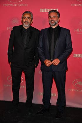 Cannes Opening Dinner JR Olivier Nakache, Eric Toledano attending the Opening Dinner of the 79th Cannes Film Festival in Cannes, France on May 12, 2026. Photo by Julien Reynaud APS-Medias ABACAPRESS.COM Cannes France  Copyright: xReynaudxJulien APS-Medias ABACAx