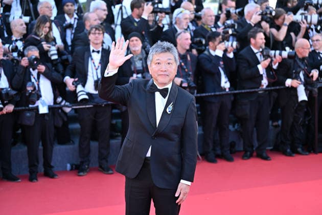 79th Cannes Film Festival: Opening Ceremony and the The Electric Kiss film screening CANNES, FRANCE - MAY 12: Japanese director, producer, screenwriter and film editor Hirokazu Kore-Eda arrives for the Opening Ceremony and the screening of the film La Venus electrique (The Electric Kiss) at the 79th edition of the Cannes Film Festival in Cannes, France on May 12, 2026. Mustafa Yalcin Anadolu Cannes France. Editorial use only. Please get in touch for any other usage.  Copyright: x2026xAnadoluxMustafaxYalcinx