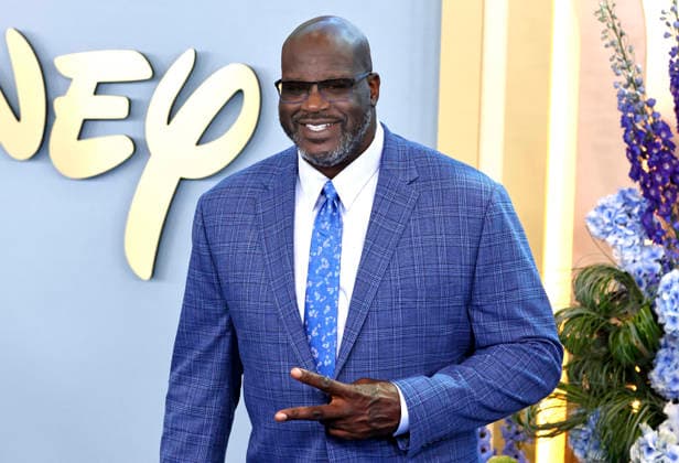 Shaquille O Neal attends the 2026 Disney Upfront at the Jacob Javits Center on Tuesday, May 12th, 2026 in New York City.  NYP202605128057 PeterxFoley
