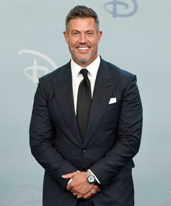 Jesse Palmer attends the 2026 Disney Upfront at the Jacob Javits Center on Tuesday, May 12th, 2026 in New York City.  NYP202605128064 PeterxFoley