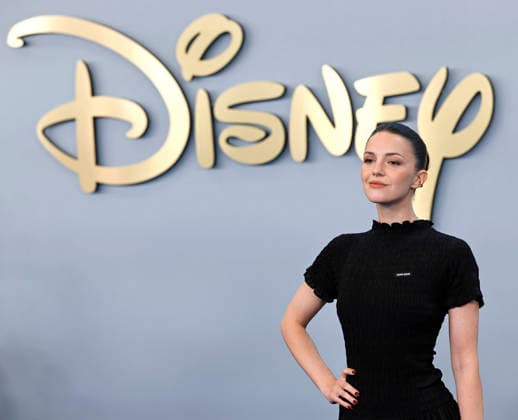 Ella Hunt attends the 2026 Disney Upfront at the Jacob Javits Center on Tuesday, May 12th, 2026 in New York City.  NYP202605128067 PeterxFoley