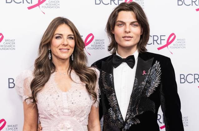 May 12, 2026, Bronx, New York, USA: New York, NY, USA on May 12, 2026: Elizabeth Hurley and Damian Hurley attends BCRF s Hot Pink Party at Glasshouse. Bronx USA - ZUMAr339 20260512_znp_r339_009 Copyright: xLevxRadinx