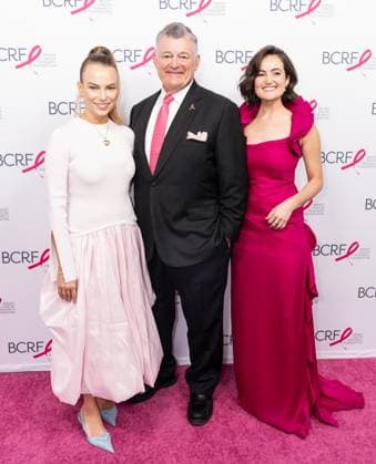 May 12, 2026, Bronx, New York, USA: New York, NY, USA on May 12, 2026: Danielle Lauder, William P. Lauder and Eliana Lauder attend BCRF s Hot Pink Party at Glasshouse. Bronx USA - ZUMAr339 20260512_znp_r339_012 Copyright: xLevxRadinx