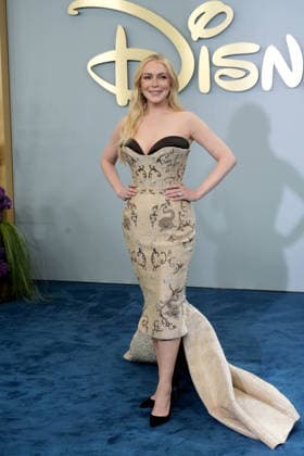 May 12, 2026, New York, Ny, USA: LINDSAY LOHAN attends the Disney Upfront 2026 Red Carpet Talent.The Javits Center, NYC.May 12, 2026. . Disney Upfront 2026 Red Carpet Talent.The Javits Center, NYC.May 12, 2026. . Disney Upfront 2026 Red Carpet Talent.The Javits Center, NYC.May 12, 2026. New York USA - ZUMAms4_ 20260512_faf_ms4_040 Copyright: xSoniaxMoskowitzxGordonx