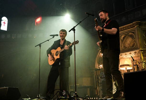 Colin Andrew and Mike Hogan (right) perform live in the Union Chapel, London, 12 May 2026 Colin Andrew (left) perform live with guest Mike Hogan in Union Chapel, London, 12 May 2026 ., Credit:Tina Korhonen Tina Korhonen - B162 Avalon United Kingdom, London  Copyright: xTinaxKorhonenx xTinaxKorhonenx-xB162x xAvalonx 1098417358