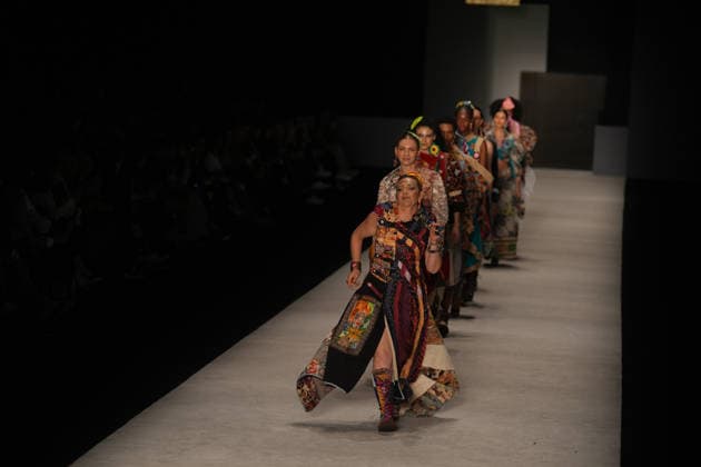 Bogota Fashion Week opens ninth edition in Colombia’s capital BOGOTA, COLOMBIA - MAY 12: Models showcase designs by Colombian designers during the ninth edition of Bogota Fashion Week in Bogota, Colombia, on May 12, 2026. Juancho Torres Anadolu Bogota Colombia. Editorial use only. Please get in touch for any other usage.  Copyright: x2026xAnadoluxJuanchoxTorresx