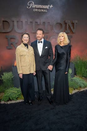 Paramount+ s Dutton Ranch New York Premiere, New York, USA - 12 May 2026 (L-R) Annette Bening, Cole Hauser and Kelly Reilly attend Paramount+ s Dutton Ranch New York Premiere at AMC Lincoln Square 13 on May 12, 2026 in New York City. New York United States Copyright: xRonxAdarx xSOPAxImagesx _radar_dutton_20260512_01079