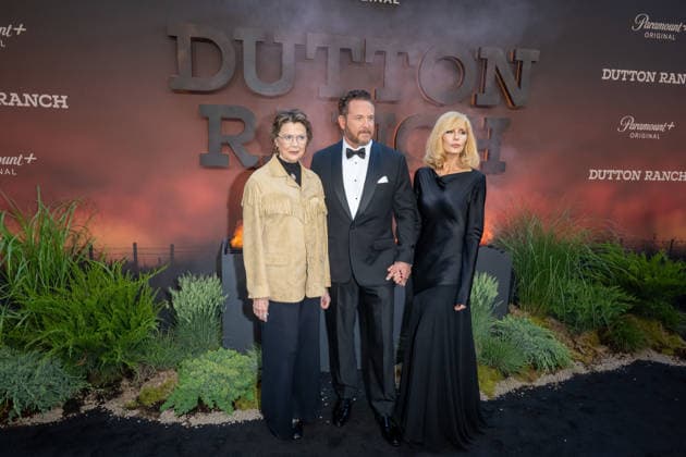 Paramount+ s Dutton Ranch New York Premiere, New York, USA - 12 May 2026 (L-R) Annette Bening, Cole Hauser and Kelly Reilly attend Paramount+ s Dutton Ranch New York Premiere at AMC Lincoln Square 13 on May 12, 2026 in New York City. New York United States Copyright: xRonxAdarx xSOPAxImagesx _radar_dutton_20260512_01090