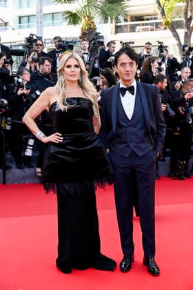 79th Cannes Film Festival Red Carpet Opening Night - part 1 Palais des Festivals - Cannes, France Tiziana Rocca;Giulio Base 79th Cannes Film Festival Red Carpet Opening Night - part 1 Palais des Festivals - Cannes, France 12th May 2026 SGPItalia id 134688_007 *Not Exclusive  Copyright: xSGPx