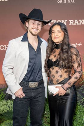 May 12, 2026, New York, United States: (L-R) Sterlin English and Jayden Utash attend Paramount+ s Dutton Ranch New York Premiere at AMC Lincoln Square 13 on May 12, 2026 in New York City. New York United States - ZUMAs197 20260512_aaa_s197_680 Copyright: xRonxAdarx