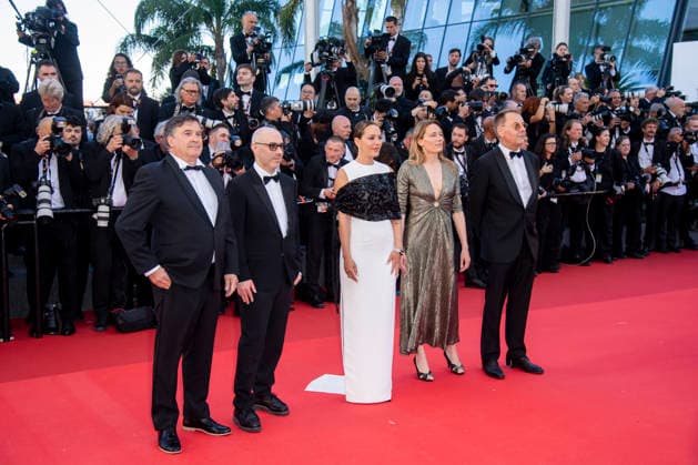 79th Cannes Film Festival Red Carpet Opening Night - part 1 Palais des Festivals - Cannes, France Michel Benjamin;Cedric Coppola;Monia Chokri;Marine Francen;Chistophe Massie 79th Cannes Film Festival Red Carpet Opening Night - part 1 Palais des Festivals - Cannes, France 12th May 2026 SGPItalia id 134688_007 *Not Exclusive  Copyright: xSGPx