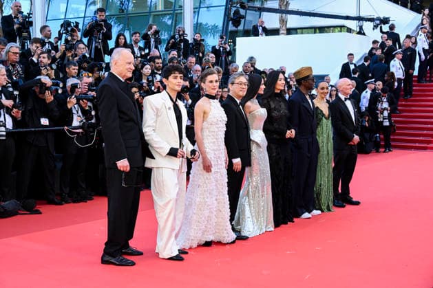 79th Cannes Film Festival Red Carpet Opening Night - part 2 Palais des Festivals - Cannes, France Stellan Skarsgard;Diego Cespedes;Laura Wandal;Park Chan-Wook;Demi Moore;Chloe Zhao;Isaach De Bankole™;Ruth Negga;Paul Laverty 79th Cannes Film Festival Red Carpet Opening Night - part 2 Palais des Festivals - Cannes, France 12th May 2026 SGPItalia id 134688_008 *Not Exclusive  Copyright: xSGPx