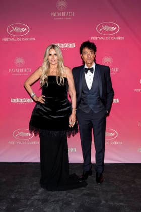 79th Cannes Film Festival Photocall Opening Dinner Palm Beach - Cannes, France Tiziana Rocca;Giulio Base 79th Cannes Film Festival Photocall Opening Dinner Palm Beach - Cannes, France 12th May 2026 SGPItalia id 134688_009 *Not Exclusive  Copyright: xSGPx