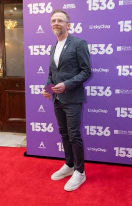 1536 West End Opening Night - Arrivals 12 MAY 26 Simon Pegg attends the 1536 West End Opening Night at The Ambassadors Theatre on 12 05 2026 in London, England. 1536 West End Opening Night - Arrivals 12 MAY 26 Simon Pegg attends the 1536 West End Opening Night at The Ambassadors Theatre on 12 05 2026 in London, England., Credit:Roger Alarcon Avalon United Kingdom, London  Copyright: xRogerxAlarconx xAvalonx 1098427305
