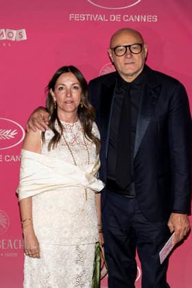 79th Cannes Film Festival Photocall Opening Dinner Palm Beach - Cannes, France Barbara Bertelli;Giorgio Martelli 79th Cannes Film Festival Photocall Opening Dinner Palm Beach - Cannes, France 12th May 2026 SGPItalia id 134688_009 *Not Exclusive  Copyright: xSGPx