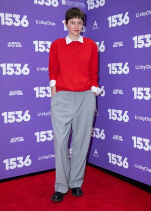 Emma Corrin attends 1536™ Opening Night at The Ambassadors Theatre in London, England. UK. Tuesday 12th May 2026. Copyright: xJamesxWarrenx ae7cg326