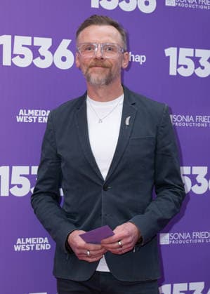 Simon Pegg attends 1536™ Opening Night at The Ambassadors Theatre in London, England. UK. Tuesday 12th May 2026. Copyright: xJamesxWarrenx ae7cg337