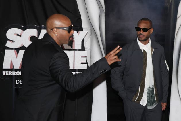 May 12, 2026, Mexico City, Ciudad de Mexico, Mexico: Actors Marlon Wayans and Shawn Wayans attend the red carpet for Scary Movie 6 at Cinemex Plaza Antara. on May 12, 2026 in Mexico City, Mexico. Mexico City Mexico - ZUMAe321 20260512_zea_e321_054 Copyright: xIsmaelxRosasx