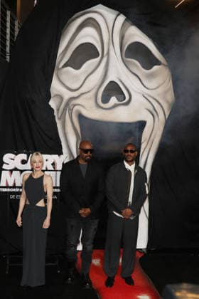 May 12, 2026, Mexico City, Ciudad de Mexico, Mexico: (L-R) Anna Faris, Shawn Wayans and Marlon Wayans attend the red carpet for Scary Movie 6 at Cinemex Plaza Antara. on May 12, 2026 in Mexico City, Mexico. Mexico City Mexico - ZUMAe321 20260512_zea_e321_063 Copyright: xIsmaelxRosasx