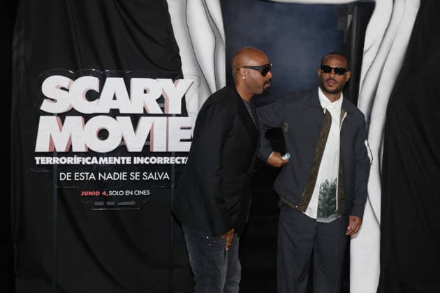 May 12, 2026, Mexico City, Ciudad de Mexico, Mexico: Actors Marlon Wayans and Shawn Wayans attend the red carpet for Scary Movie 6 at Cinemex Plaza Antara. on May 12, 2026 in Mexico City, Mexico. Mexico City Mexico - ZUMAe321 20260512_zea_e321_064 Copyright: xIsmaelxRosasx