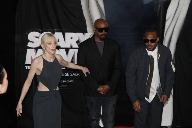May 12, 2026, Mexico City, Ciudad de Mexico, Mexico: (L-R) Anna Faris, Shawn Wayans and Marlon Wayans attend the red carpet for Scary Movie 6 at Cinemex Plaza Antara. on May 12, 2026 in Mexico City, Mexico. Mexico City Mexico - ZUMAe321 20260512_zea_e321_069 Copyright: xIsmaelxRosasx