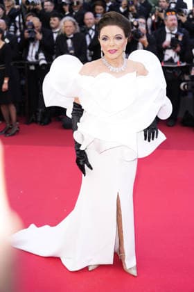 Photo IPP Daniele Cifala Cannes 12 05 2026 Opening Ceremony And La Vénus Electrique The Electric Venus Screening The 79th Annual Cannes Film Festival in photo Dame Joan Collins of My Duchess attends the opening ceremony and La Vénus Electrique The Electric Venus screening during the 79th annual Cannes Film Festival at Palais des Festivals on May 12, 2