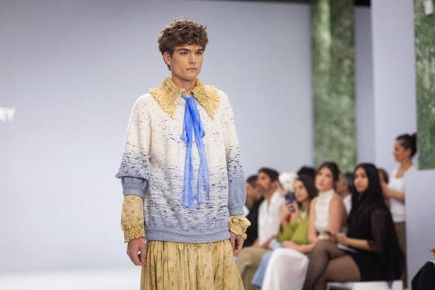 AUSTRALIAN FASHION WEEK, Oliver Parry designs during the FDS TAFE NSW - The Innovators show during Australian fashion week at the Museum of contemporary art, Sydney, Wednesday, May 13, 2026. ( NO ARCHIVING MELBOURNE VICTORIA AUSTRALIA  Copyright: xNADIRxKINANIx 20260513134269535540