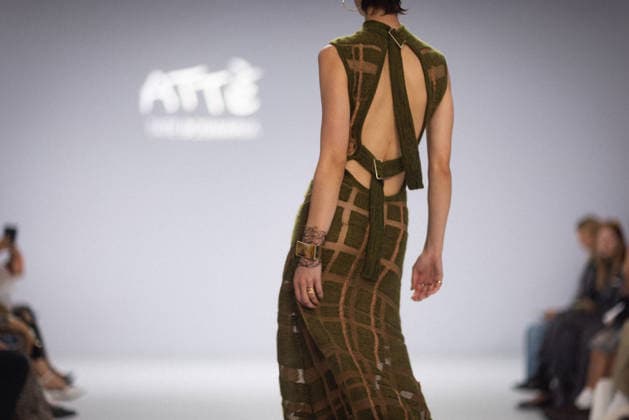 AUSTRALIAN FASHION WEEK, Atte designs during the FDS TAFE NSW - The Innovators show during Australian fashion week at the Museum of contemporary art, Sydney, Wednesday, May 13, 2026. ( NO ARCHIVING MELBOURNE VICTORIA AUSTRALIA  Copyright: xNADIRxKINANIx 20260513163692864753