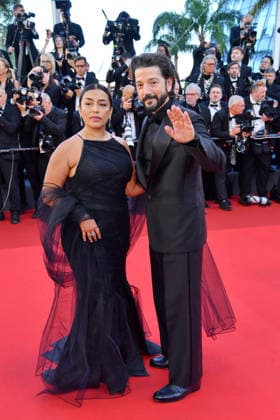 Adriana Paz and Diego Luna at the Opening Gala and The Electric Kiss premiere in Cannes on 12 05 2026