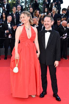 Mette Marie Kongsved and Elijah Wood at the Opening Gala and The Electric Kiss premiere in Cannes on 12 05 2026