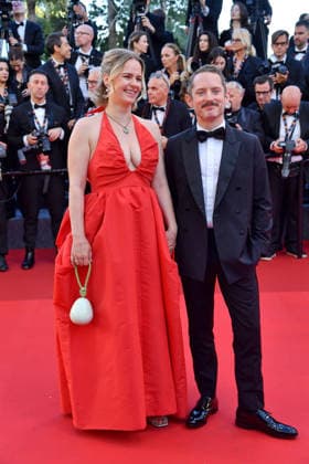 Mette Marie Kongsved and Elijah Wood at the Opening Gala and The Electric Kiss premiere in Cannes on 12 05 2026
