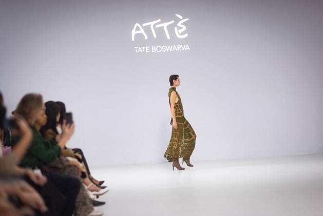 AUSTRALIAN FASHION WEEK, Atte designs during the FDS TAFE NSW - The Innovators show during Australian fashion week at the Museum of contemporary art, Sydney, Wednesday, May 13, 2026. ( NO ARCHIVING MELBOURNE VICTORIA AUSTRALIA  Copyright: xNADIRxKINANIx 20260513157029151589