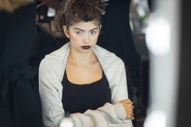 AUSTRALIAN FASHION WEEK, Behind the scenes models hair and make-up ahead of FDS TAFE NSW - The Innovators show during Australian fashion week at the Museum of contemporary art, Sydney, Wednesday, May 13, 2026. ( NO ARCHIVING MELBOURNE VICTORIA AUSTRALIA  Copyright: xNADIRxKINANIx 20260513163182309306