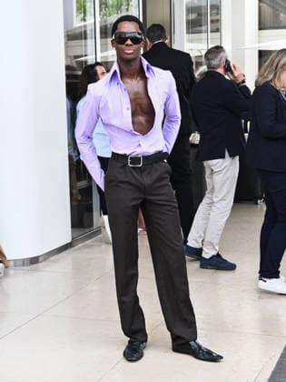 IPA84626532 - Cannes, 79th Cannes Film Festival 2026, giorno 1 - uscite e arrivi vip dagli hotel - Nella foto: Alton Mason  Copyright: xSimonexComix xPoolxPhotoxEventsx07x 84626532