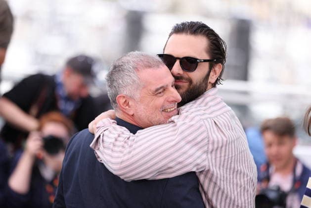 Cannes - La Venus Electrique Photocall Pierre Salvadori, Pio Marmaï attending the La Venus Electrique photocall during the 79th Cannes Film Festival in Cannes, France on May 13, 2026. Photo by Jerome Domine ABACAPRESS.COM Cannes France  Copyright: xDominexJerome ABACAx